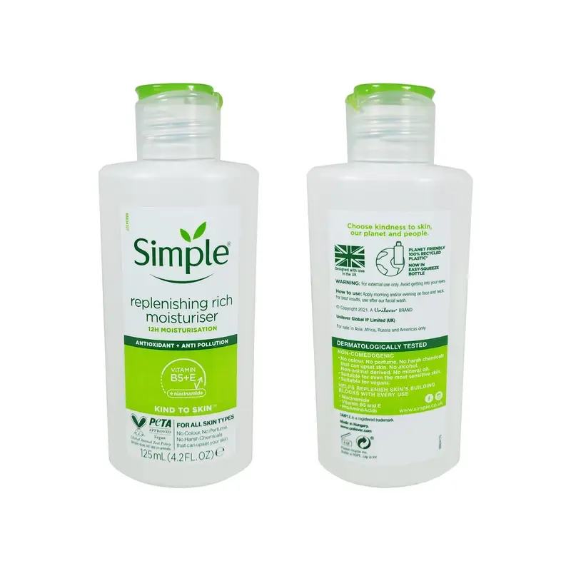 آبرسان و مرطوب کننده سیمپل ریچ برای پوست خشک و حساس