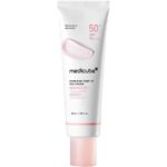 کرم ضدافتاب مرطوب کننده هیالورونیک اسید و PDRN مدی کیوب SPF50+ حجم 50 میلی لیتر