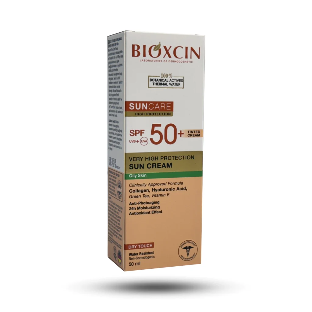 ضدآفتاب رنگی پوست چرب SPF50 بیوکسین 50میل اصل - تصویر 2