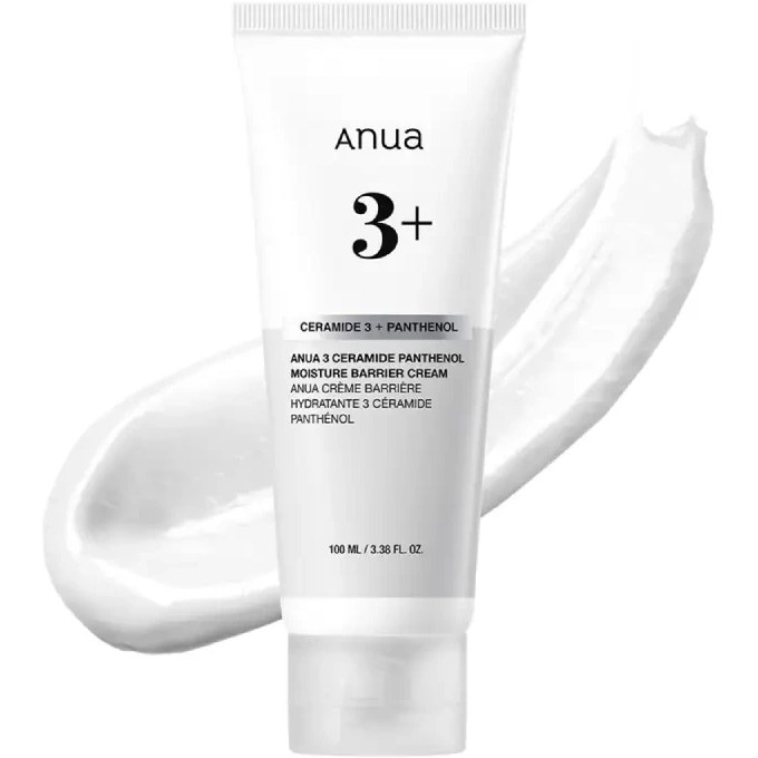 کرم مرطوب کننده سرامید و پانتنول آنوا مدل Anua 3 Ceramide Panthenol Moisture Barrier Cream